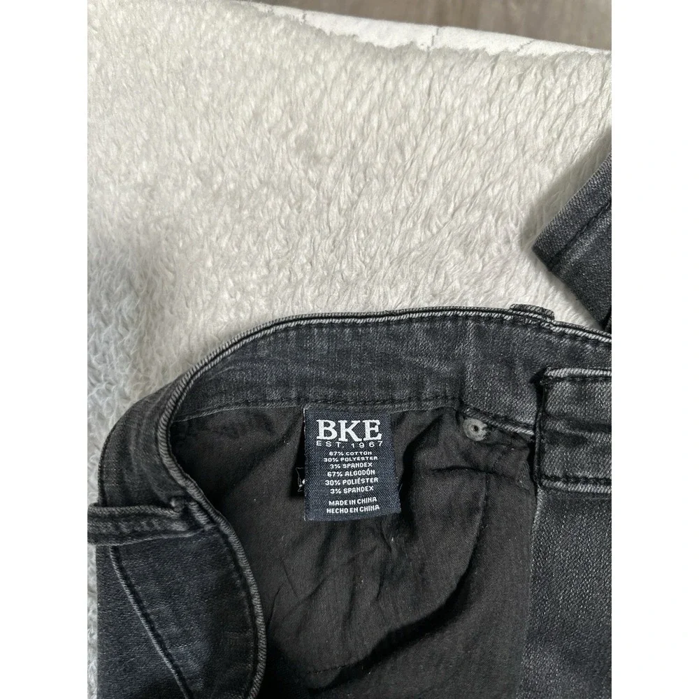 BKE Jake Straight Jeans Mens 31x32 Black Stretch Denim Casual Fits B